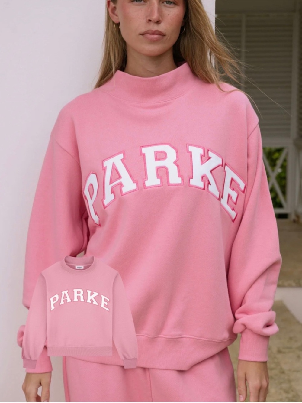 PARKE Conch Varsity Mockneck S/M